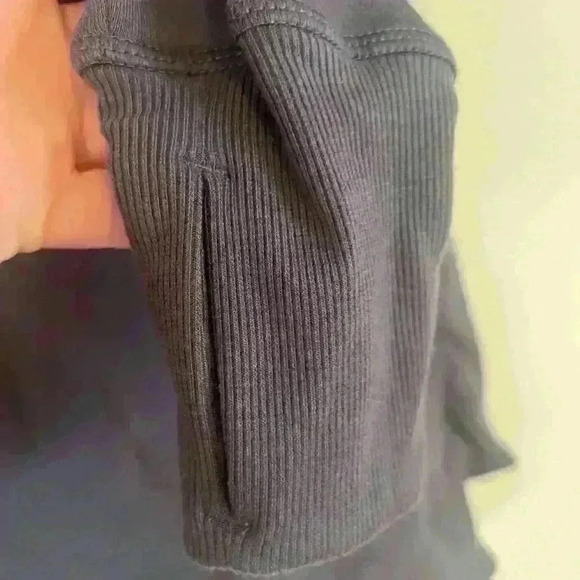 90 Degree by Reflex Gray Long Sleeve Shirt Blackened Pearl- Size Large- NWT - Picture 4 of 5